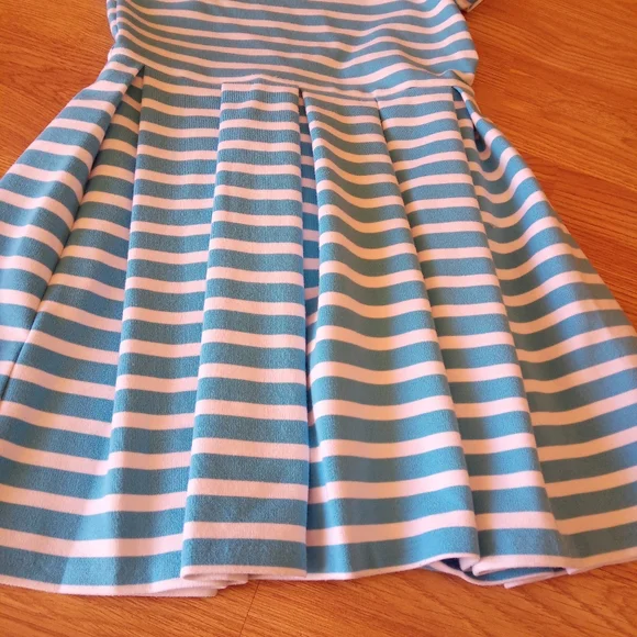 *Polo Ralph Lauren girls dress blue and white stripe sz M8/10 - Picture 5 of 8
